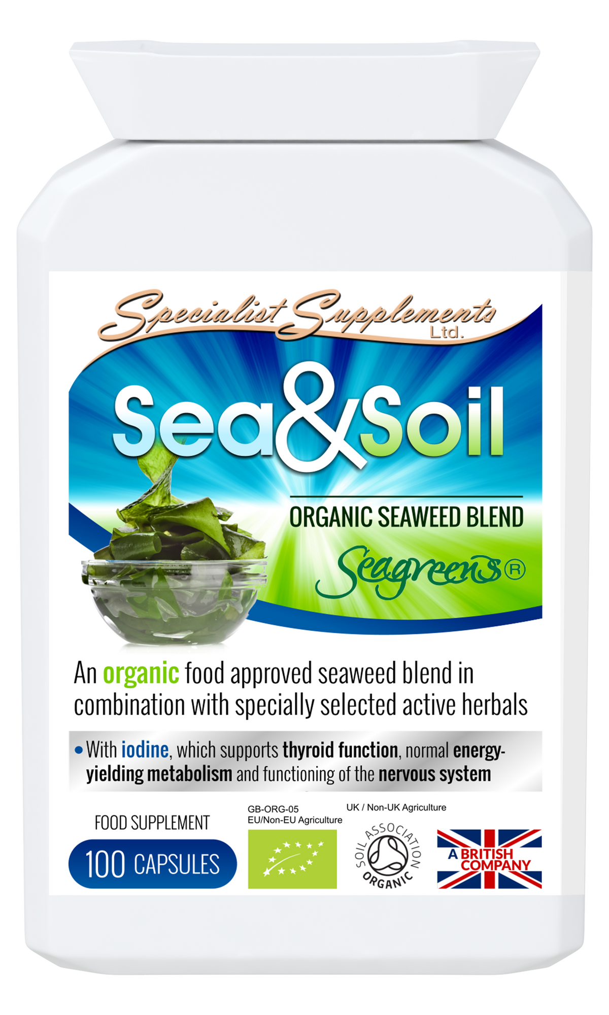 Sea and Soil organic food supplemen